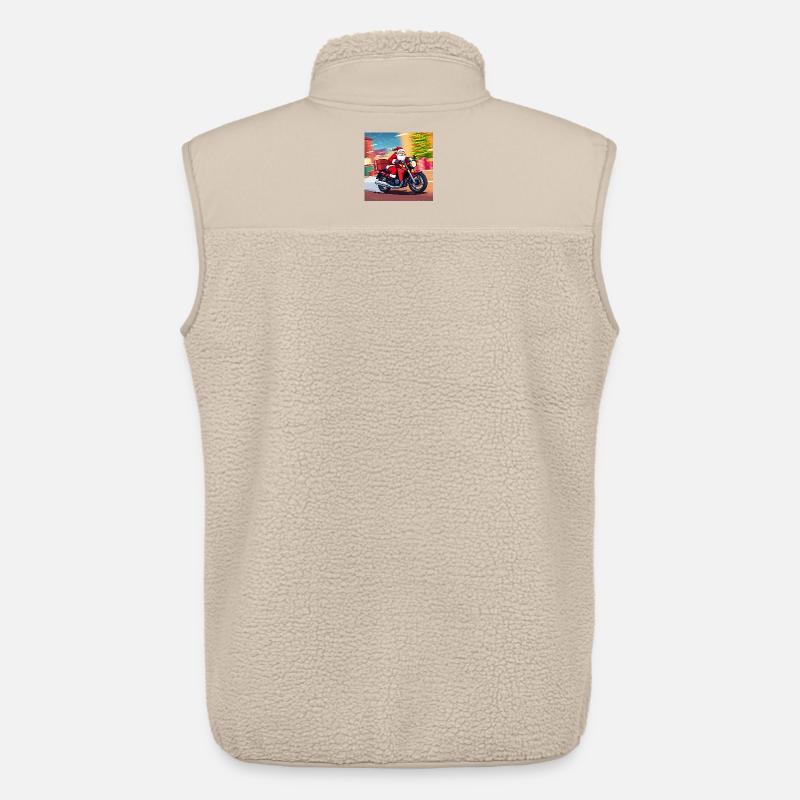 Santas Fastest Reindeer - Unisex Sherpaweste von Stanley/Stella - Beige