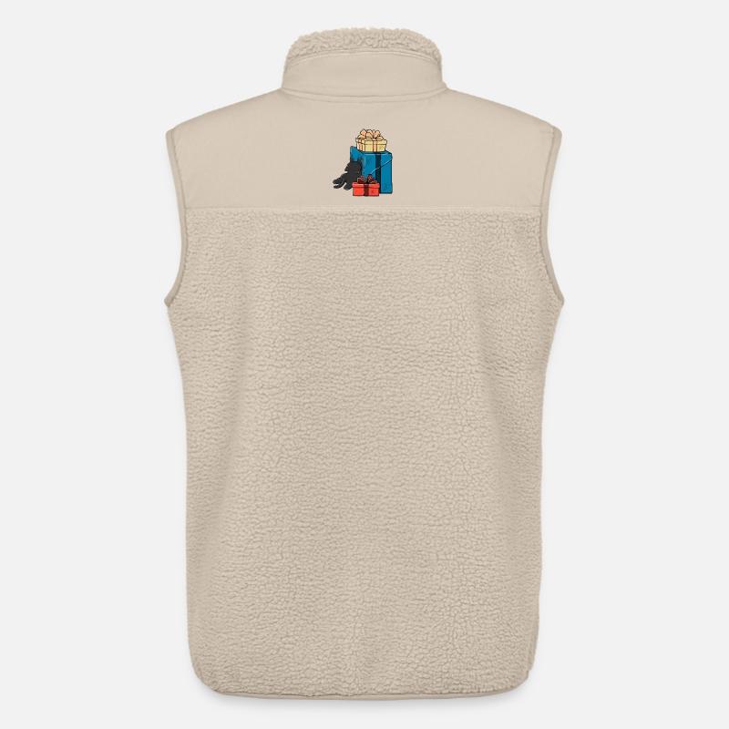 Geschenkchaos Katze - Unisex Sherpaweste von Stanley/Stella - Beige