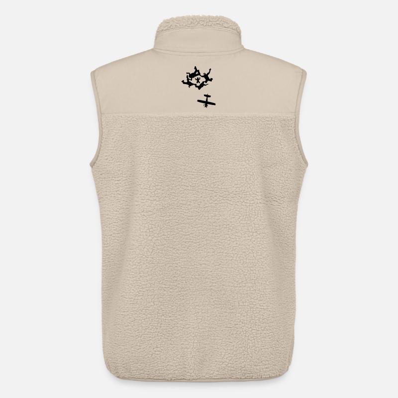 Skydiving - Unisex Sherpaweste von Stanley/Stella - Beige