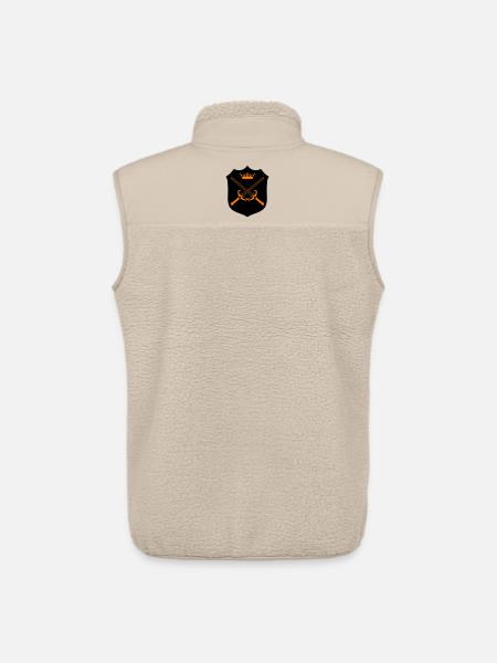 Kreuzschwerter Kronen Emblem - Unisex Sherpaweste von Stanley/Stella - Beige