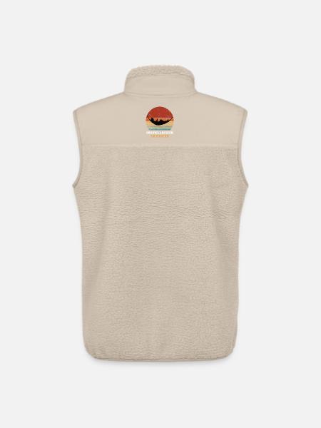 Plumber Pension Retirement Retiree Pensioner - Unisex Sherpa Gilet by Stanley/Stella - beige