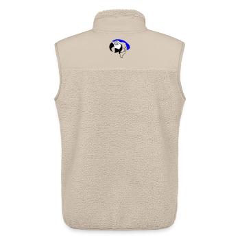 Papagei - Unisex Sherpaweste von Stanley/Stella - Beige - Hinten - AI Model Male 178 light (178cm)
