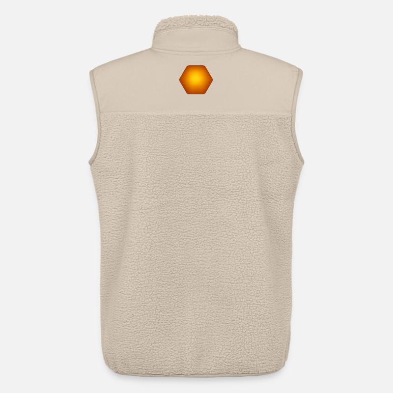 Hexa Bernstein Leuchtend - Unisex Sherpaweste von Stanley/Stella - Beige