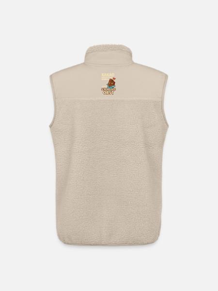 Kakao Spruch – Schokolade ist Obst - Unisex Sherpaweste von Stanley/Stella - Beige