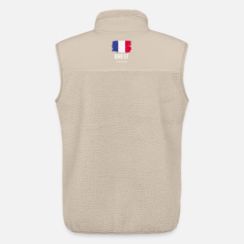 Brest - Unisex Sherpaweste von Stanley/Stella - Beige