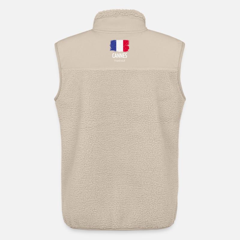 Cannes - Unisex Sherpaweste von Stanley/Stella - Beige
