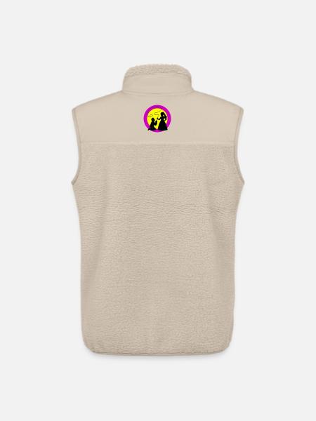 Bride and groom Wedding - Unisex Sherpa Gilet by Stanley/Stella - beige