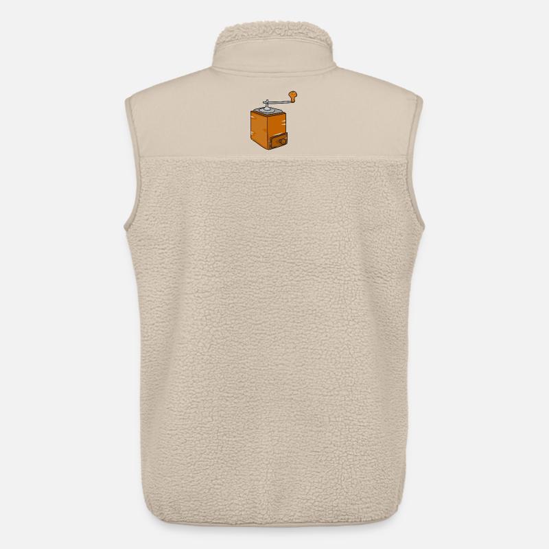 Kaffeemühle - Unisex Sherpaweste von Stanley/Stella - Beige