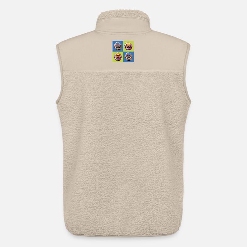 Karl Marx & Kommunismus & Kommunist - Unisex Sherpaweste von Stanley/Stella - Beige