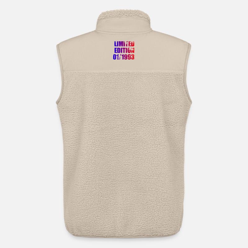 33e anniversaire Édition Limitée 01/1993 - Veste sans manches sherpa unisexe Stanley/Stella - beige