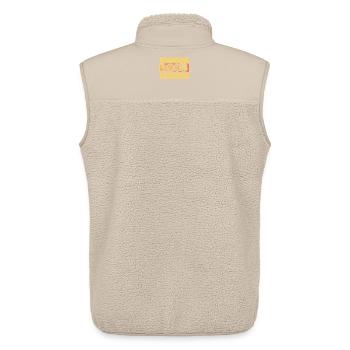 1985 - Unisex Sherpaweste von Stanley/Stella - Beige - Hinten - AI Model Male 178 light (178cm)