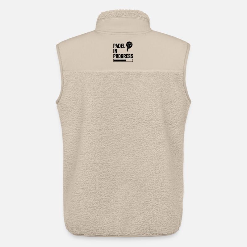 Padel in Progress - Unisex Sherpaweste von Stanley/Stella - Beige
