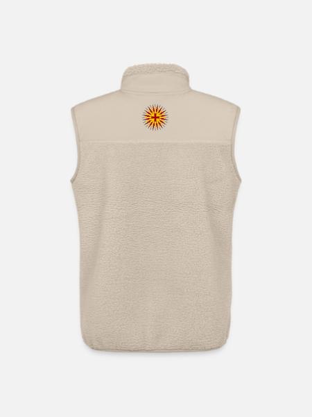 Lumière éternelle de Jésus-Christ - Veste sans manches sherpa unisexe Stanley/Stella - beige