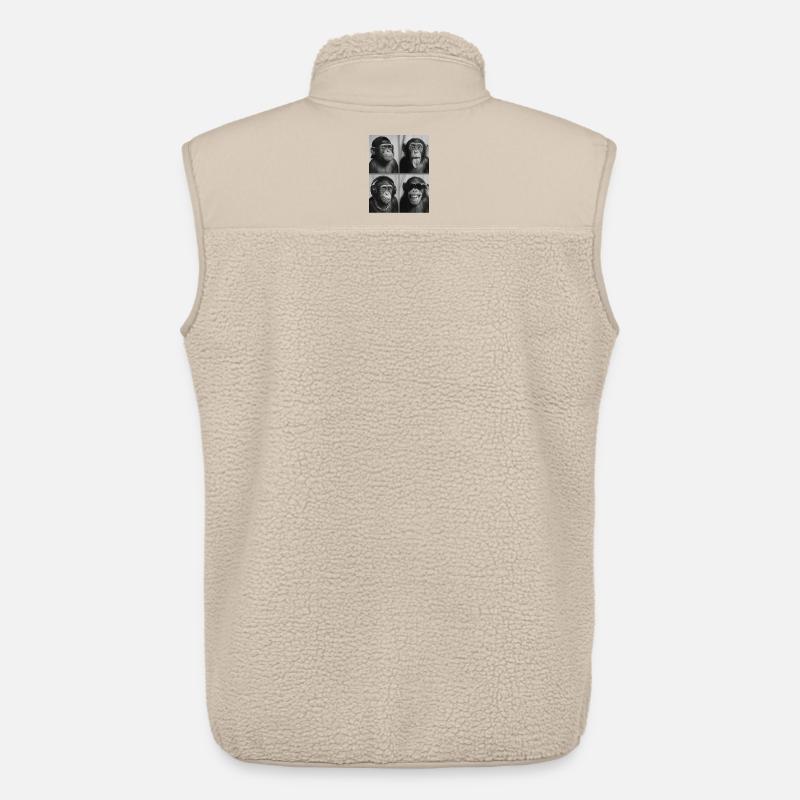 Affee - Unisex Sherpaweste von Stanley/Stella - Beige