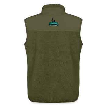 Superdad Heldenvater Seit Immer - Unisex Sherpaweste von Stanley/Stella - Khaki - Hinten - AI Model Male 178 light (178cm)
