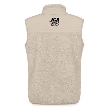 Junggesellenabschied Jga Lustig - Unisex Sherpaweste von Stanley/Stella - Beige - Hinten - AI Model Male 178 light (178cm)
