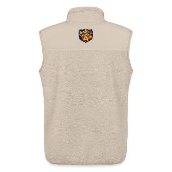 Light within - Unisex Sherpa Gilet by Stanley/Stella - beige - Back - AI Model Male 178 light (178cm)