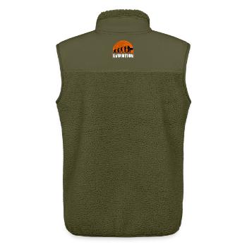 Judo-Evolution Kampfsportliebhaber Judo-Spieler - Unisex Sherpaweste von Stanley/Stella - Khaki - Hinten - AI Model Male 178 light (178cm)