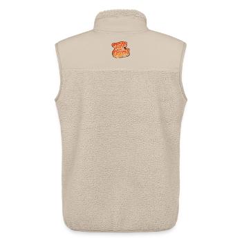 Tuff in the east - Unisex Sherpa Gilet by Stanley/Stella - beige - Back - AI Model Male 178 light (178cm)