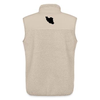 Iran Silhouette - Unisex Sherpaweste von Stanley/Stella - Beige - Hinten - AI Model Male 178 light (178cm)