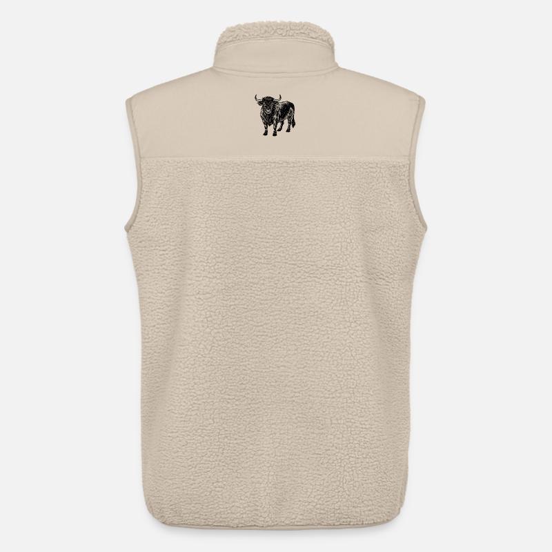 Angus-Bulle - Unisex Sherpaweste von Stanley/Stella - Beige