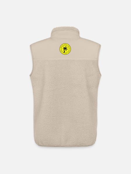 Malle 2026 Palm Tree Circle - Unisex Sherpa Gilet by Stanley/Stella - beige
