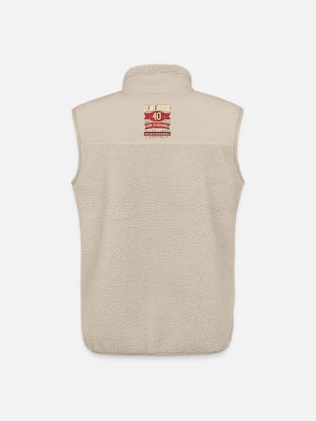 Oldtimer 40 Special Edition Top Zustand - Unisex Sherpaweste von Stanley/Stella - Beige