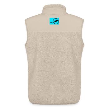 auf stur geschaltet - Unisex Sherpaweste von Stanley/Stella - Beige - Hinten - AI Model Male 178 light (178cm)