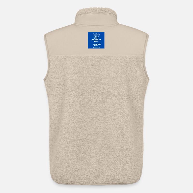 Padelrausch: Zu nah am Netz - Unisex Sherpaweste von Stanley/Stella - Beige