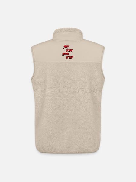 STARTING FROM NOTHING, COMING BACK FROM EVERYTHING! - Unisex Sherpa Gilet by Stanley/Stella - beige