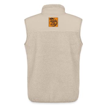 Orange You Happy Pun Tee - Unisex Sherpaweste von Stanley/Stella - Beige - Hinten - AI Model Male 178 light (178cm)