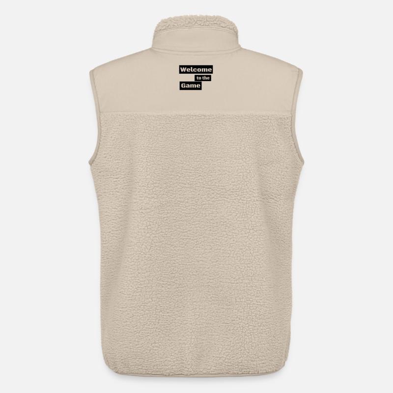 WELCOME TO THE GAME - Unisex Sherpaweste von Stanley/Stella - Beige