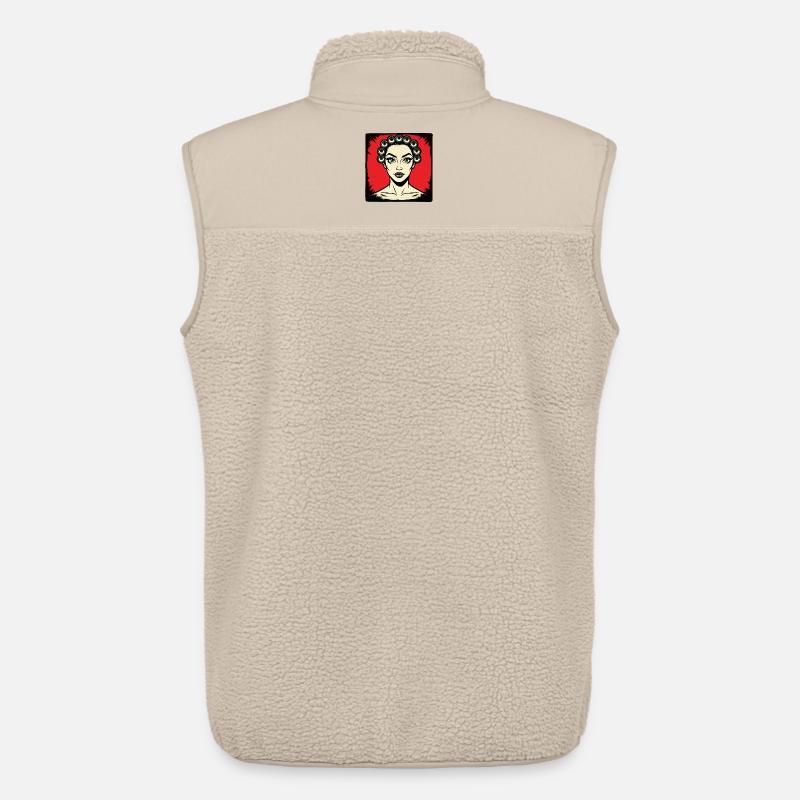 ICH SEHE DICH – nette Leute - Unisex Sherpaweste von Stanley/Stella - Beige