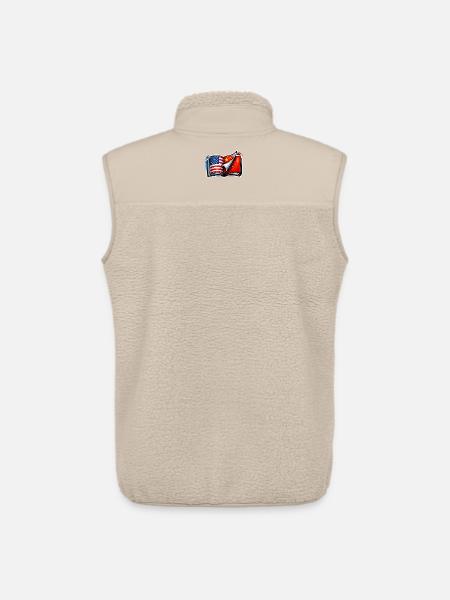 China the new America - Unisex Sherpa Gilet by Stanley/Stella - beige