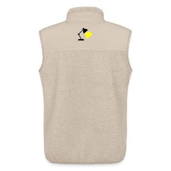 Desk Lamp Light Idea - Unisex Sherpa Gilet by Stanley/Stella - beige - Back - AI Model Male 178 light (178cm)
