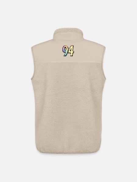 94 Zahl Bunt - Unisex Sherpaweste von Stanley/Stella - Beige