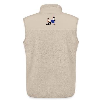 Šij, luby šewco šij... - Unisex Sherpa Gilet by Stanley/Stella - beige - Back - AI Model Male 178 light (178cm)