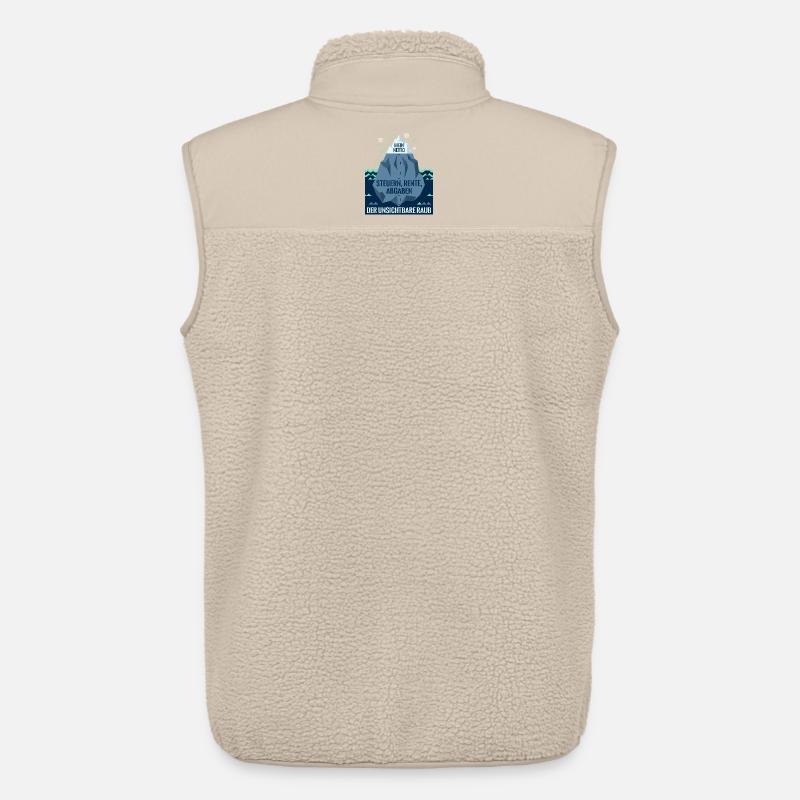 Die Sichtbare Spitze Mein Netto Eisberg Steuern - Gilet sherpa unisex di Stanley/Stella - beige
