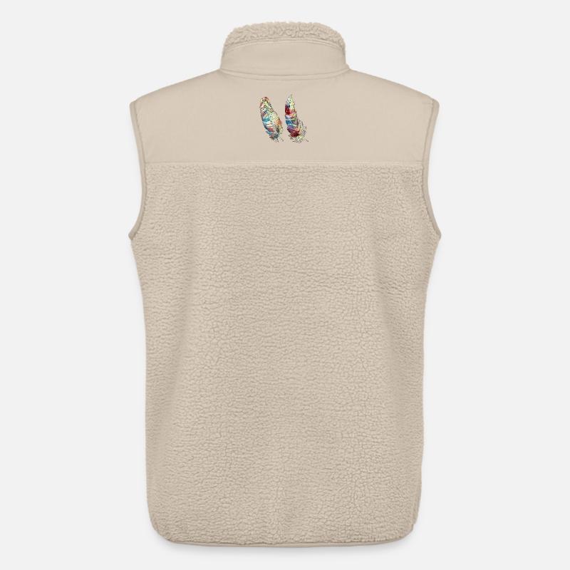 Feder - Unisex Sherpaweste von Stanley/Stella - Beige
