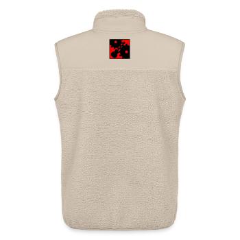 Rock against the Machine - Unisex Sherpa Gilet by Stanley/Stella - beige - Back - AI Model Male 178 light (178cm)