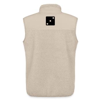 Das Spiel sagt - Unisex Sherpaweste von Stanley/Stella - Beige - Hinten - AI Model Male 178 light (178cm)