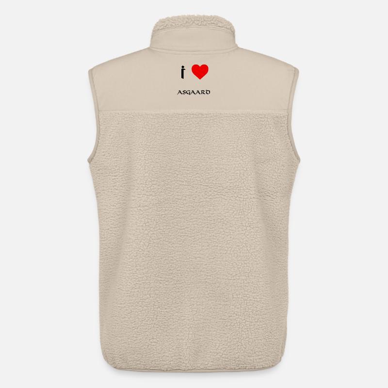 Ich liebe Asgaard - Unisex Sherpaweste von Stanley/Stella - Beige