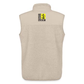 Shisha Crew - Unisex Sherpa Gilet by Stanley/Stella - beige - Back - AI Model Male 178 light (178cm)
