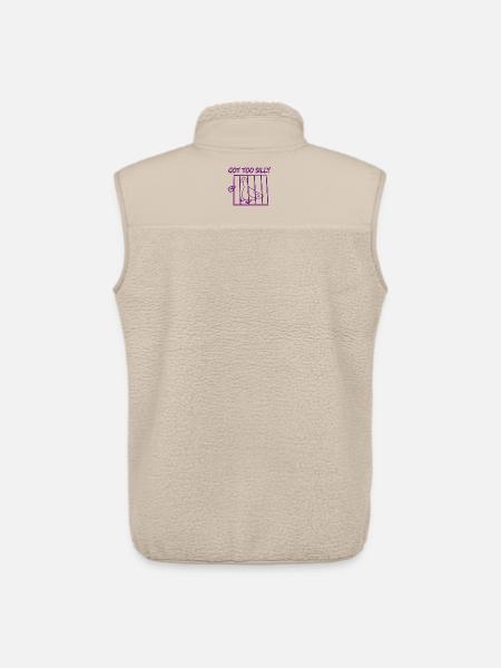 Zu dummer Taubenkäfig - Unisex Sherpaweste von Stanley/Stella - Beige
