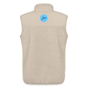 Buoy North Sea Sailing Baltic Sea Maritime - Unisex Sherpa Gilet by Stanley/Stella - beige - Back - AI Model Male 178 light (178cm)