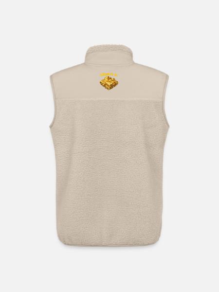Silence is Golden Nugget - Unisex Sherpa Gilet by Stanley/Stella - beige