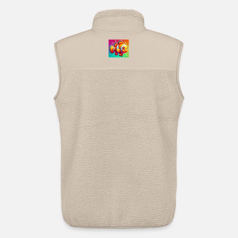 Clownfisch - Unisex Sherpaweste von Stanley/Stella - Beige
