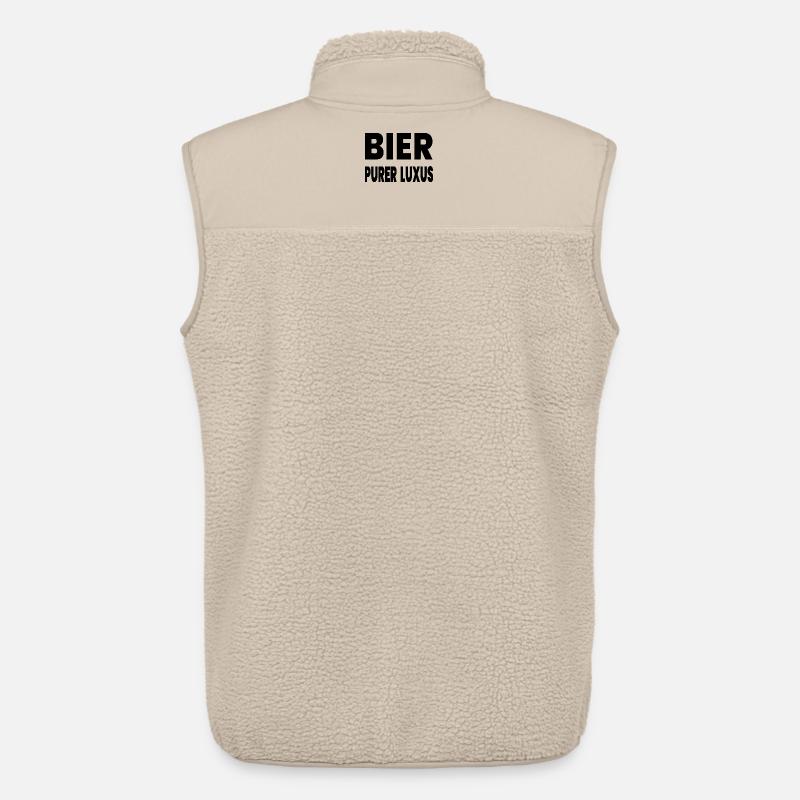Bier - Unisex Sherpaweste von Stanley/Stella - Beige