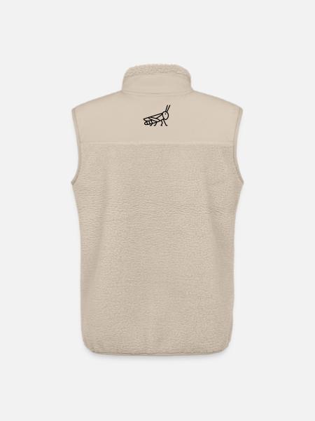 sauterelle - Veste sans manches sherpa unisexe Stanley/Stella - beige