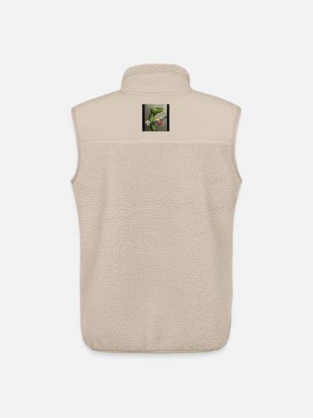 Snake and electricity - Unisex Sherpa Gilet by Stanley/Stella - beige